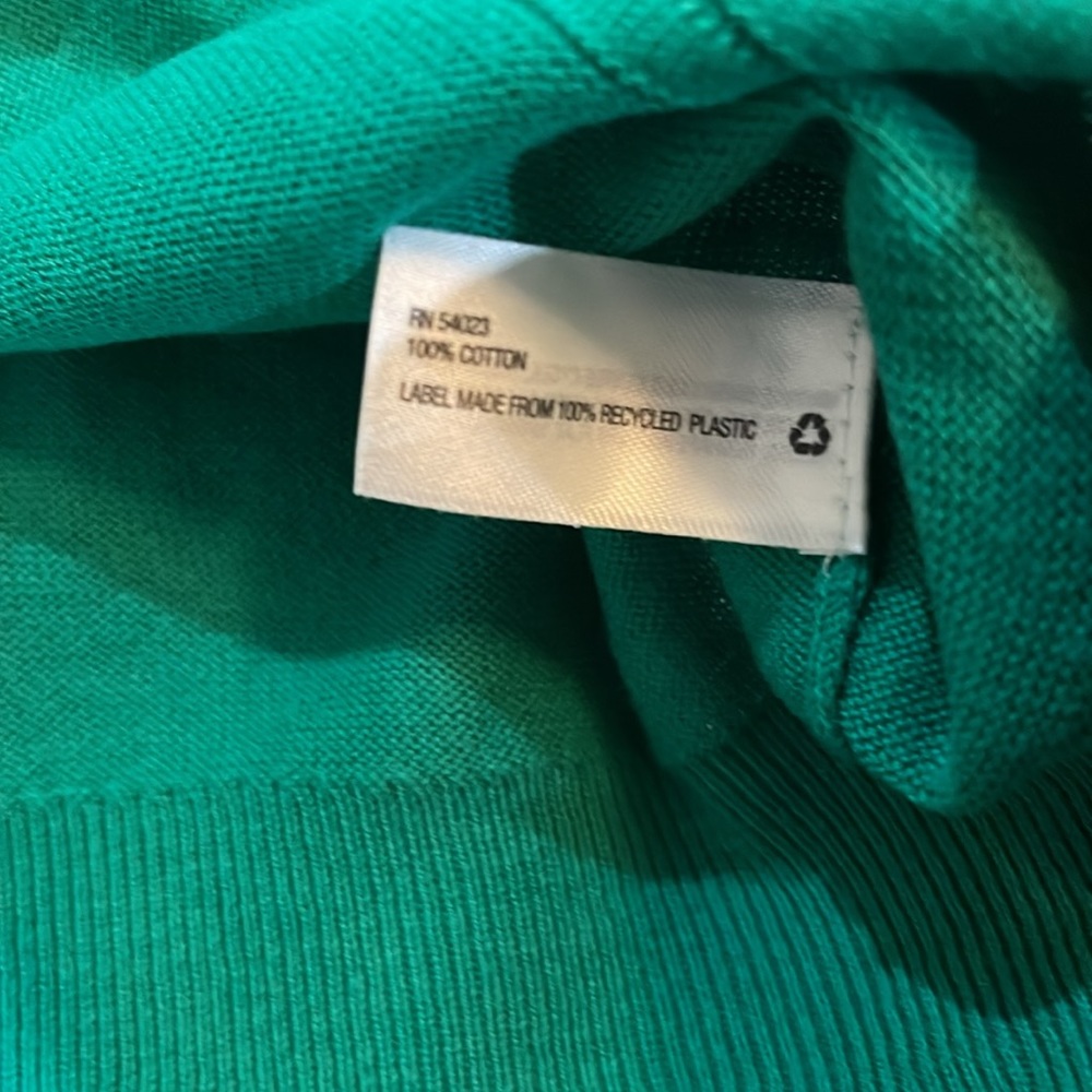 Gap, green 3/4 sleeve cardigan - Picture 3 of 4